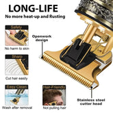 Recharable T9 Hair Timmer Metal Body Vintage Style Trimmer