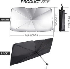 Car Windshield Sun Shade Umbrella - Foldable