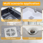Pack of 10 Self Adhesive Sticker Drain Net for Kitchen and Bathroom