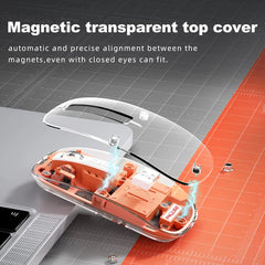 Transparent Wireless | Bluetooth | Dual-Mode | Rechargeable Mouse