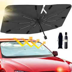 Car Windshield Sun Shade Umbrella - Foldable