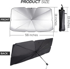 Car Windshield Sun Shade Umbrella - Foldable